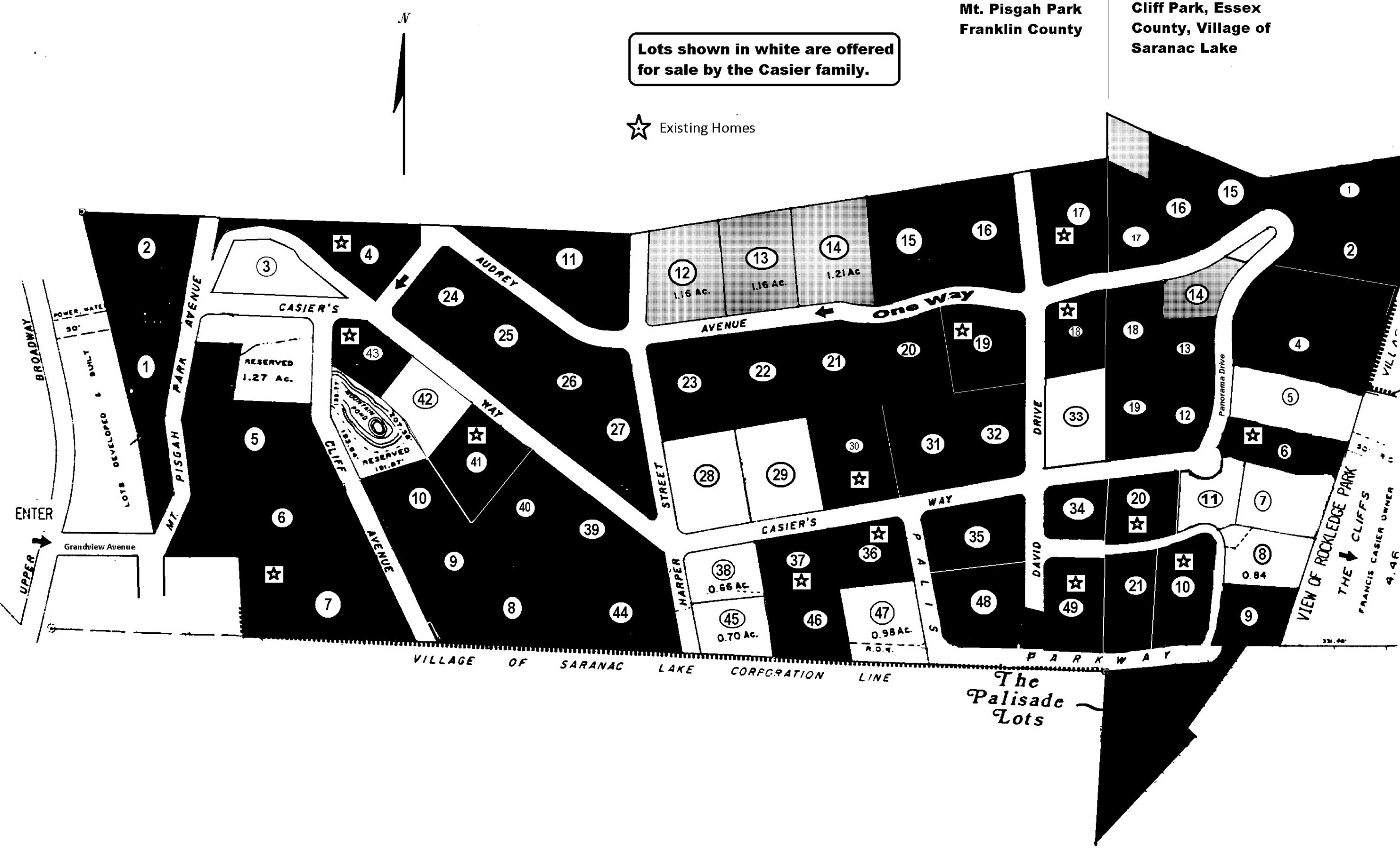 MT. Pisgah Park Lots For Sale